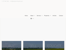 Tablet Screenshot of bergmanvineyards.com
